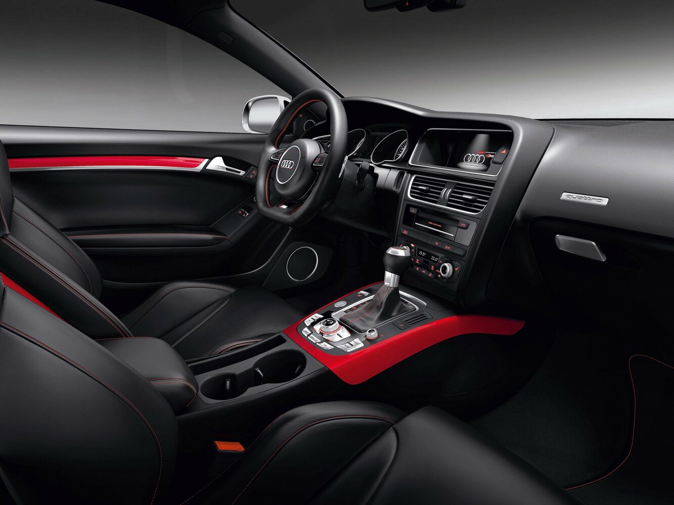 Audi RS 5, I (8T) facelift, 2011–2015, Coupe: Front cabin