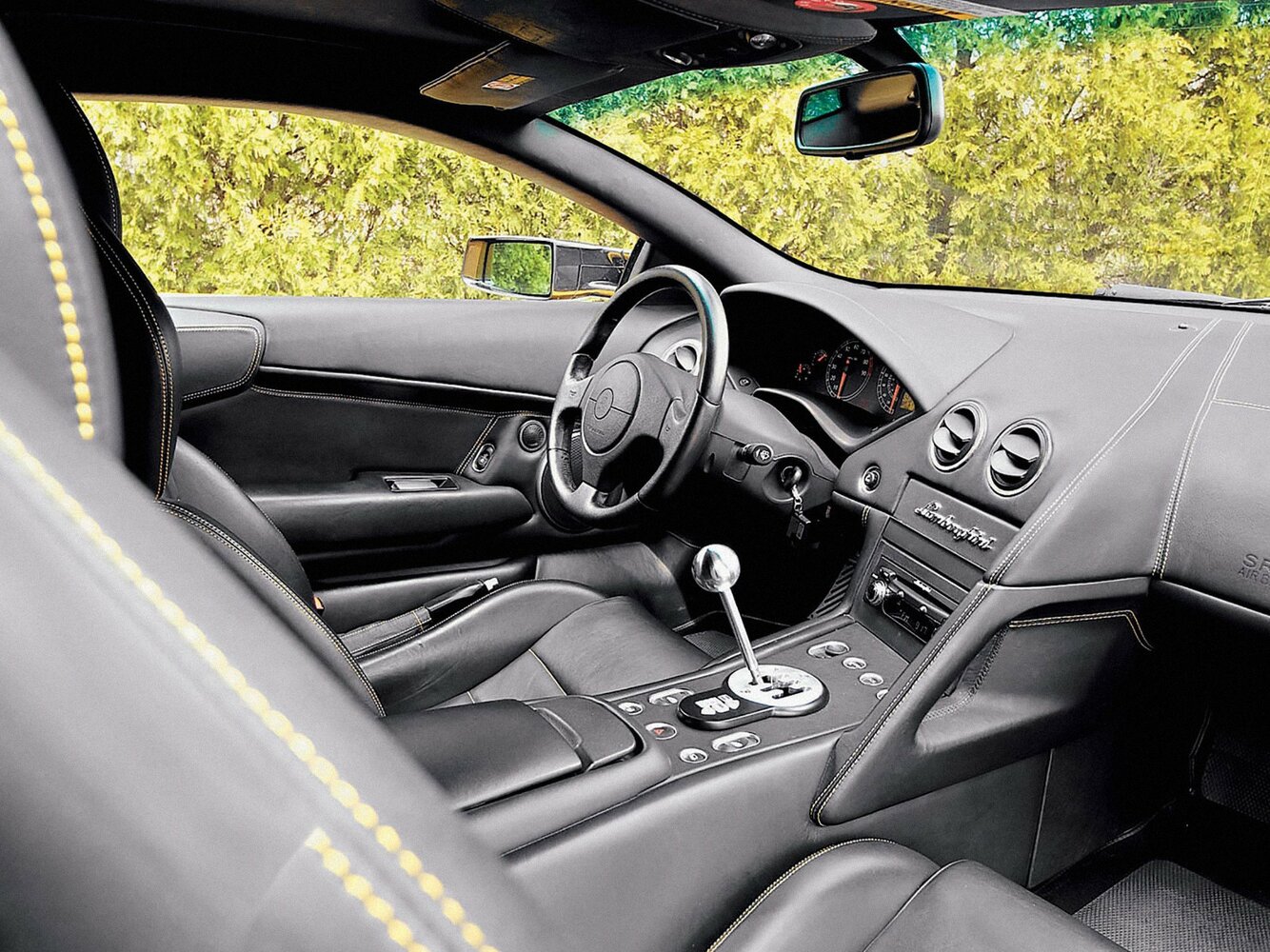 Lamborghini Murcielago, I, 2001–2006, Купе: Передняя часть салона