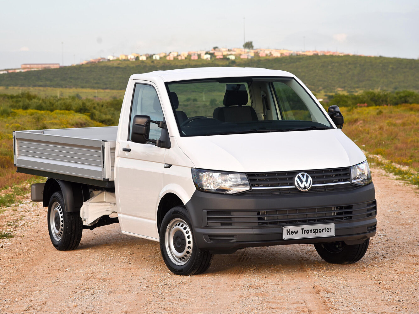 Volkswagen Transporter, T6, 2015–2019, Пикап Одинарная кабина: Вид сбоку
