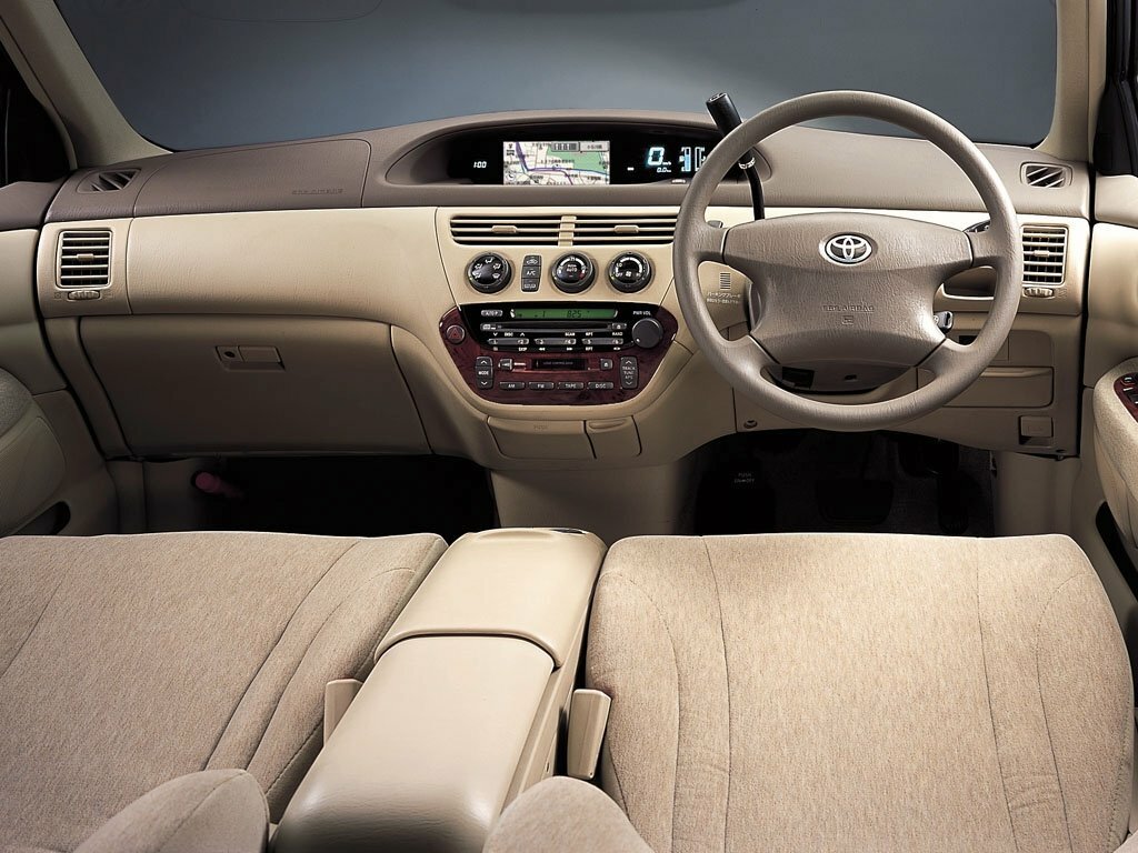 Toyota Vista, V (V50) facelift, 2000–2003, Sedan: Dashboard