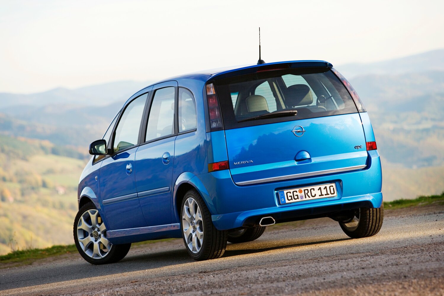 Opel Meriva OPC, B facelift, 2006–2010, Compact MPV: Rear view
