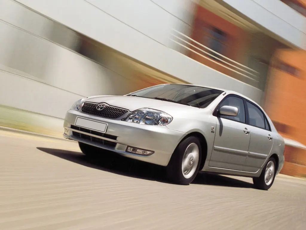 Toyota Corolla, 9 поколение, E120, Седан, Россия, 08.2000 - 05.2005: фото поколения 1