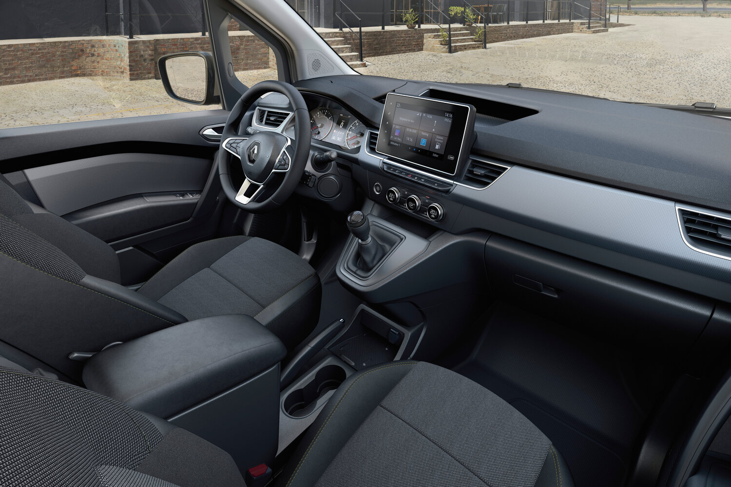 Renault Kangoo, III, 2021–2026, Фургон: Передняя часть салона