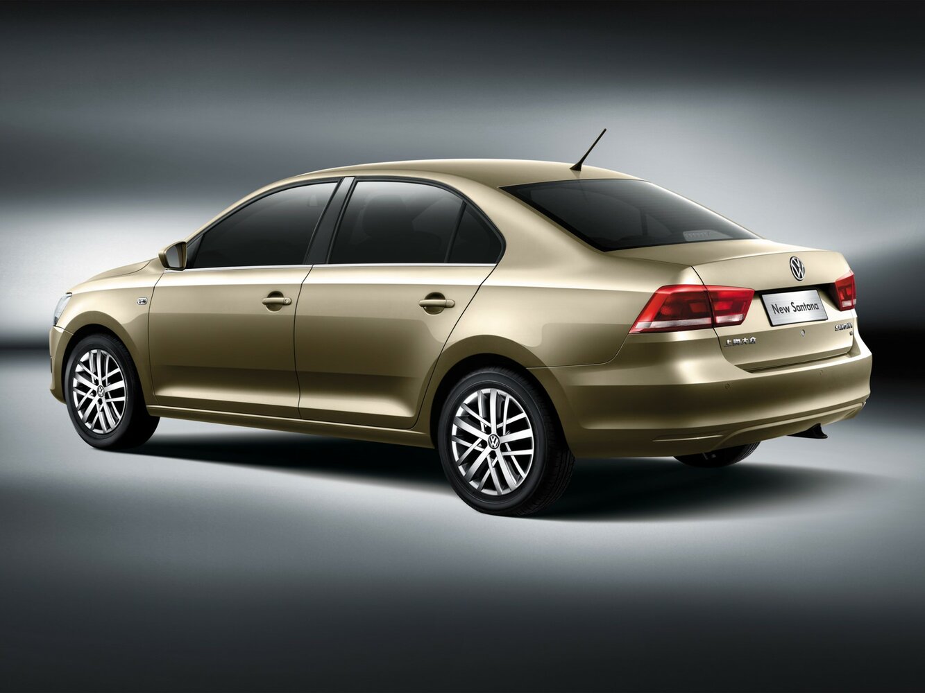 Volkswagen Santana, III, 2012–2022, Sedan: Rear three-quarter view