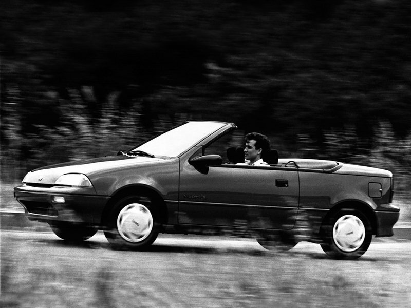 Geo Metro, , 1989–1997, Convertible: Side view