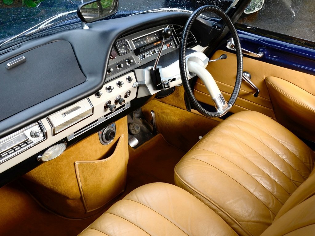 Citroen DS, I Рестайлинг 1, 1962–1967, Кабриолет: Передняя часть салона