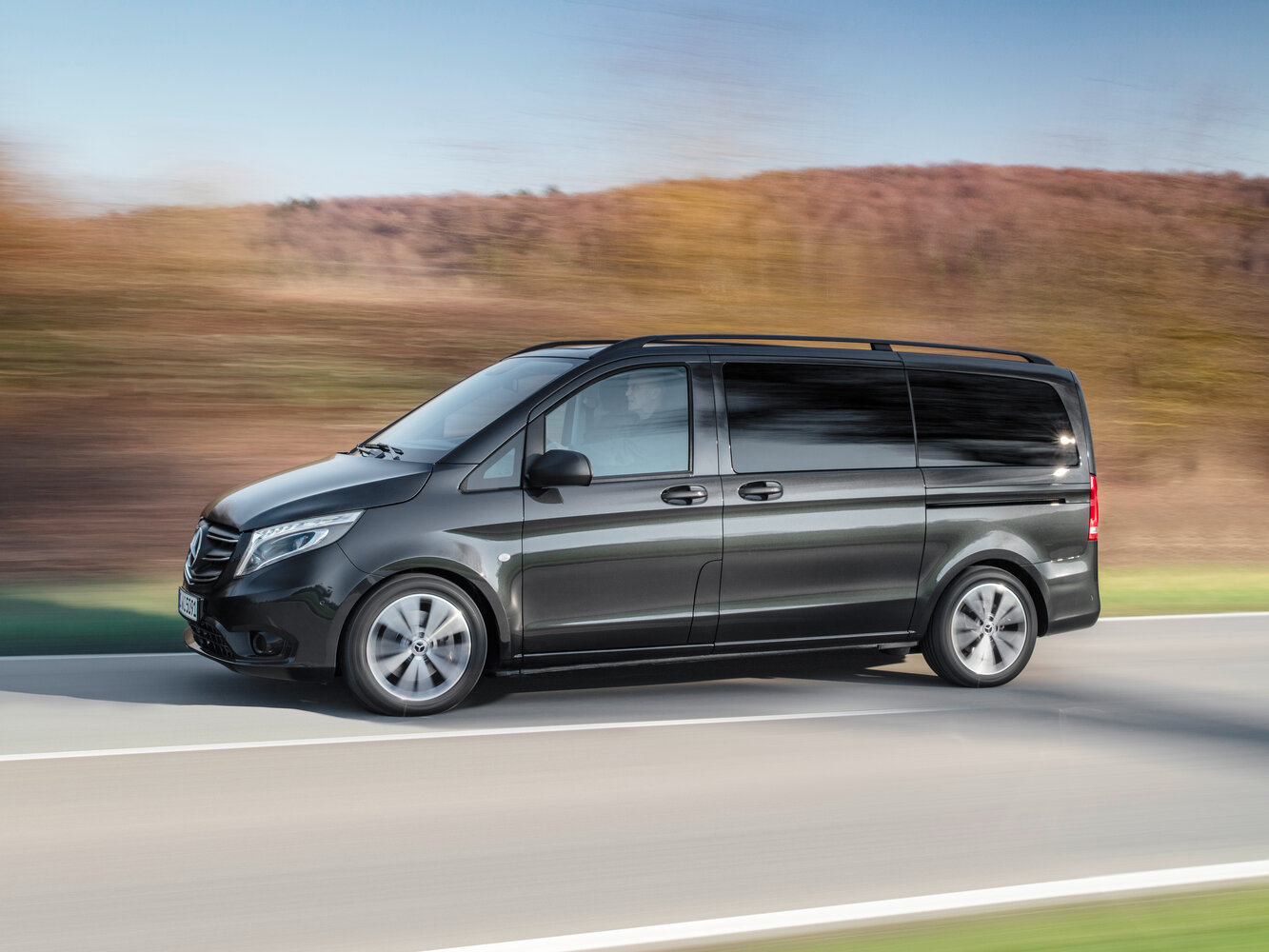 Mercedes-Benz Vito, III (W447) facelift, 2019–2023, Minivan L1: Side view