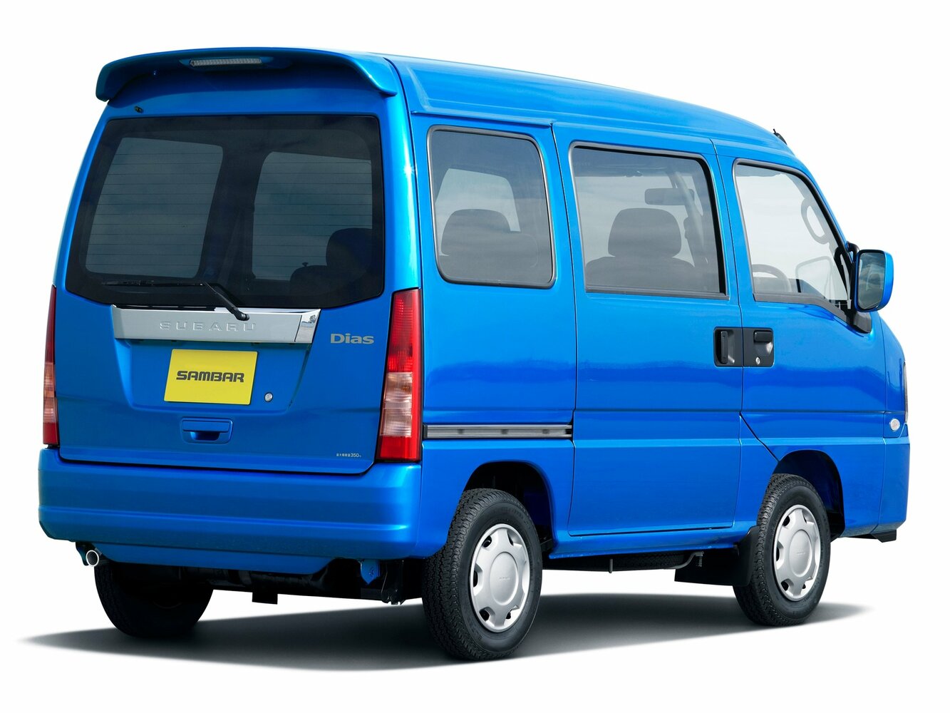 Subaru Sambar, VI, 1999–2012, Микровэн: Rear three-quarter view