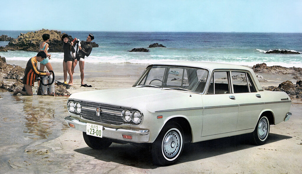Toyota Crown, 2 поколение, S40, рестайлинг, Седан, Япония, 07.1965 - 08.1967: фото поколения 8