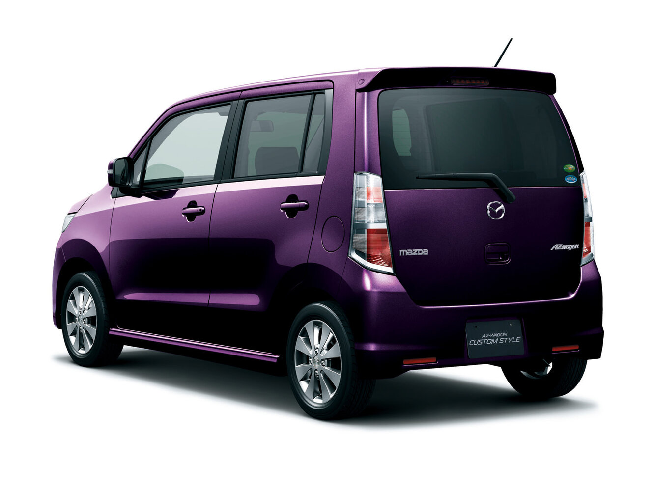Mazda AZ-Wagon, IV, 2008–2012, Микровэн: Rear three-quarter view