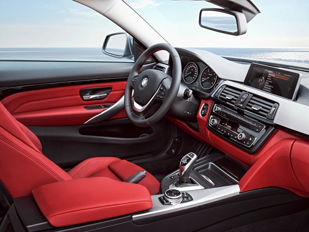 BMW 4 серии, F32/F33/F36, 2013–2017, Купе: Передняя часть салона