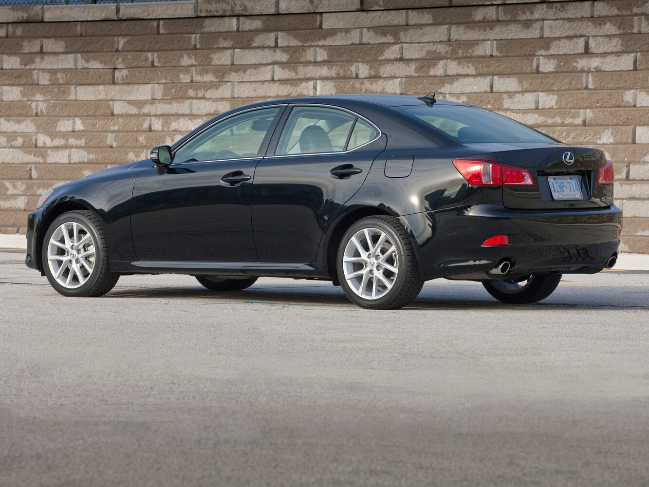 Lexus IS, II Рестайлинг, 2008–2010, Седан: Вид сзади в три четверти