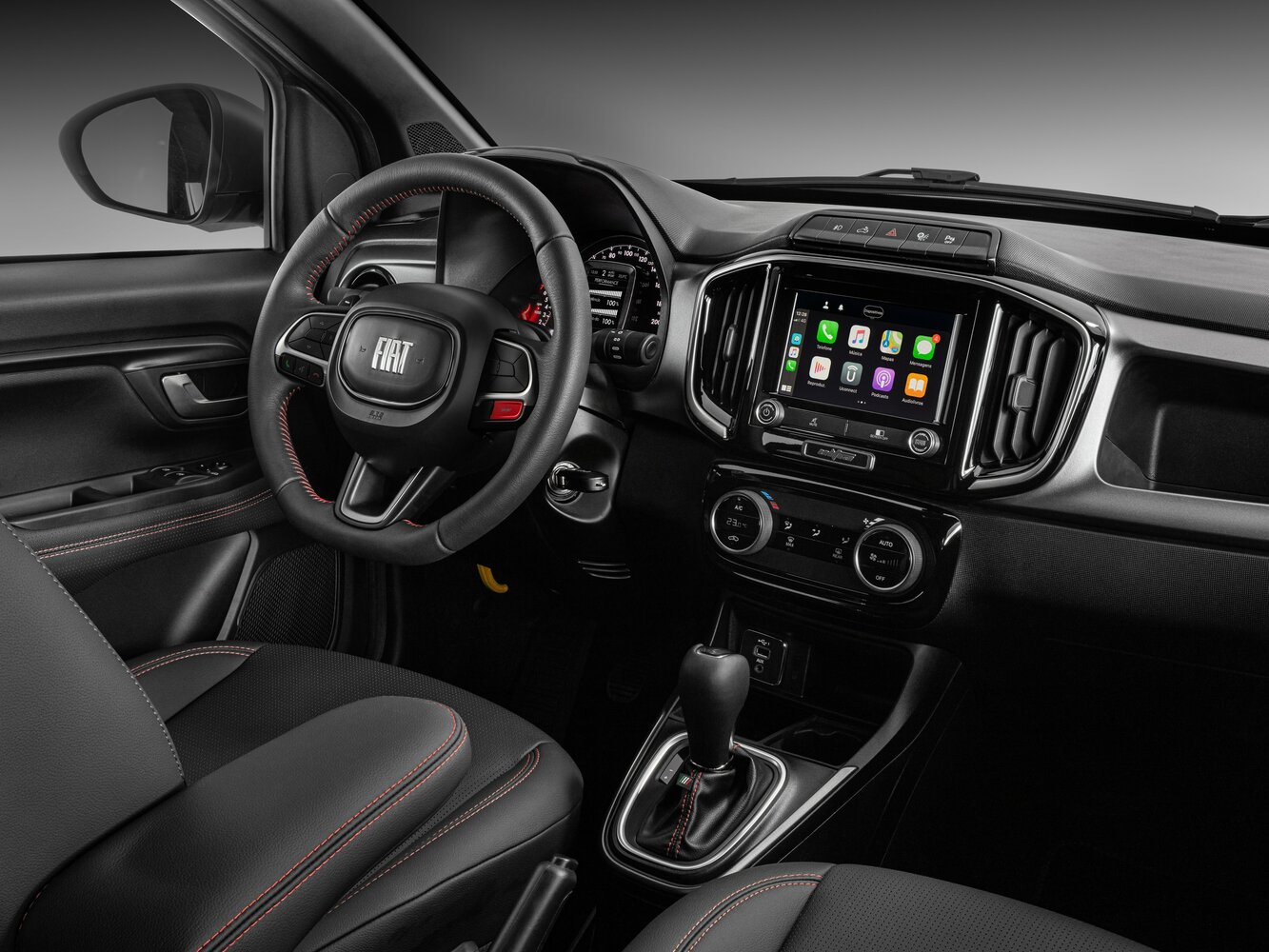 Fiat Strada, II facelift, 2023–2026, Pickup Двойная кабина: Front cabin