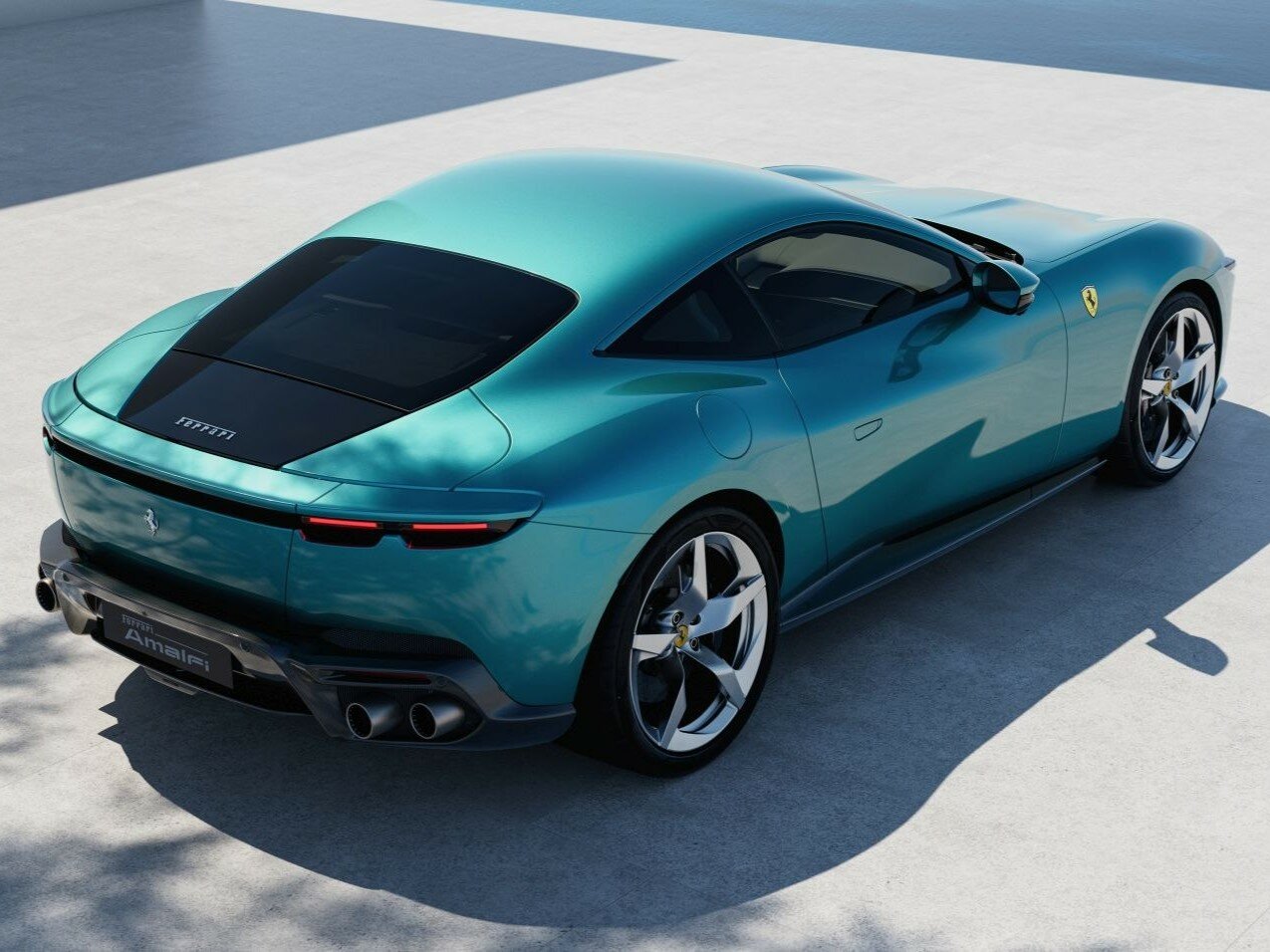 Ferrari Amalfi, , 2025–2026, Coupe: Rear three-quarter view
