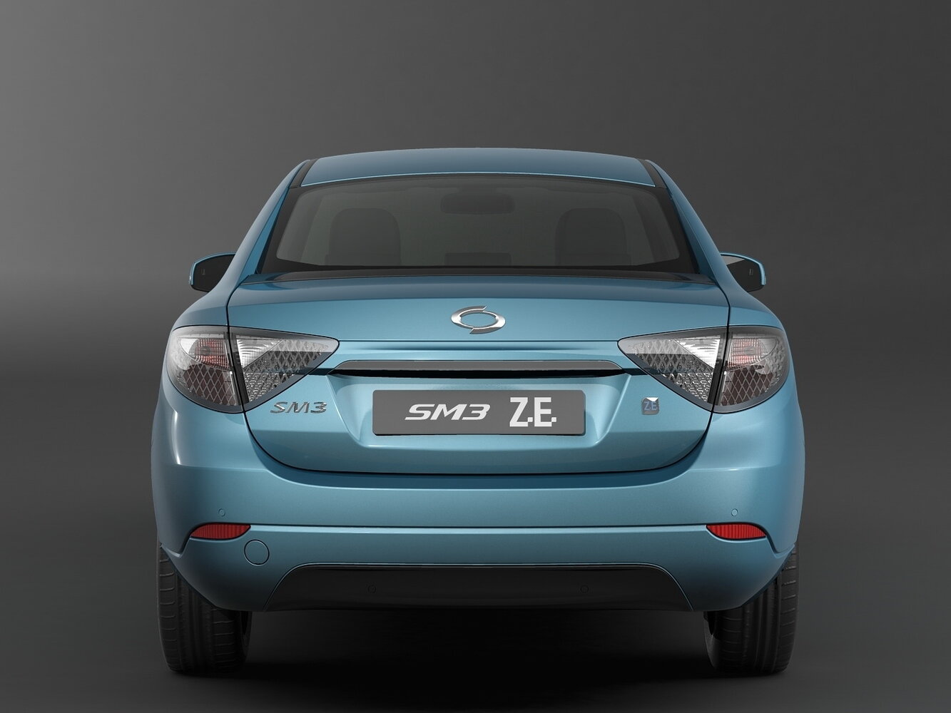 Renault Samsung SM3, Z.E., 2011–2017, Sedan: Rear view