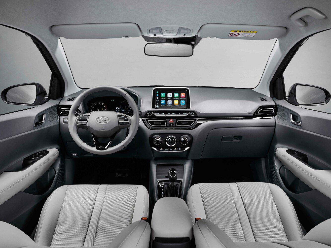 Hyundai HB20, II, 2019–2022, Седан: Передняя панель