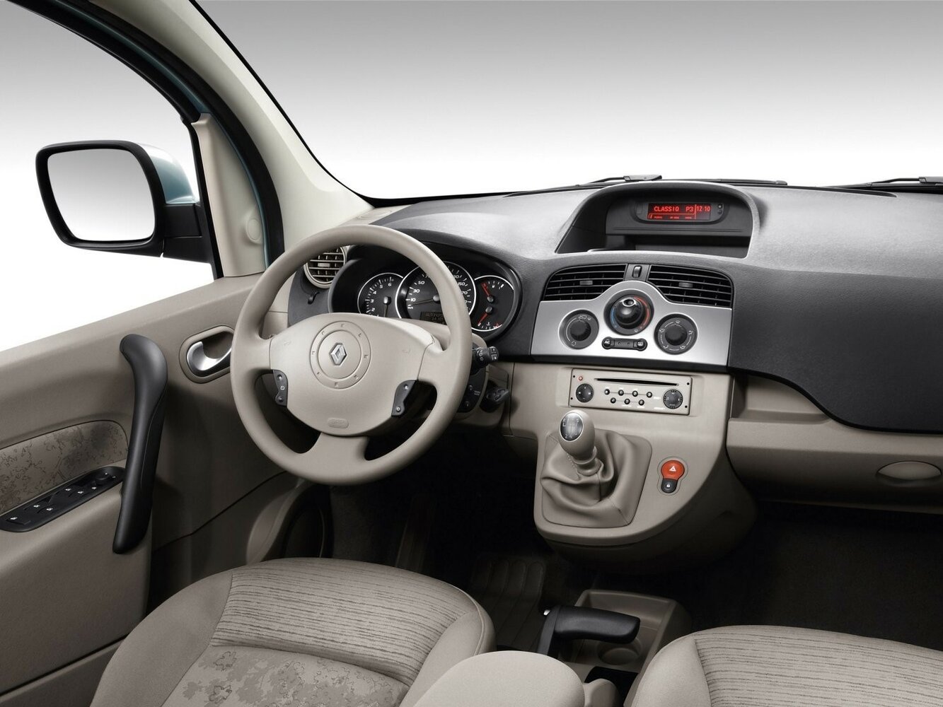 Renault Kangoo, II, 2007–2013, Компактвэн: Передняя часть салона