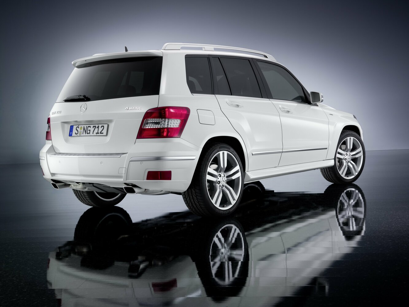 Mercedes-Benz GLK-Класс, I (X204), 2008–2012, Внедорожник 5 дв.: Вид сзади в три четверти