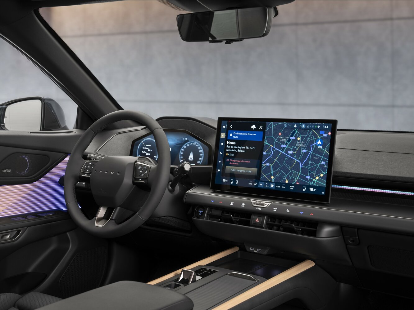 Lexus ES, VIII, 2025–2026, Sedan: Front cabin