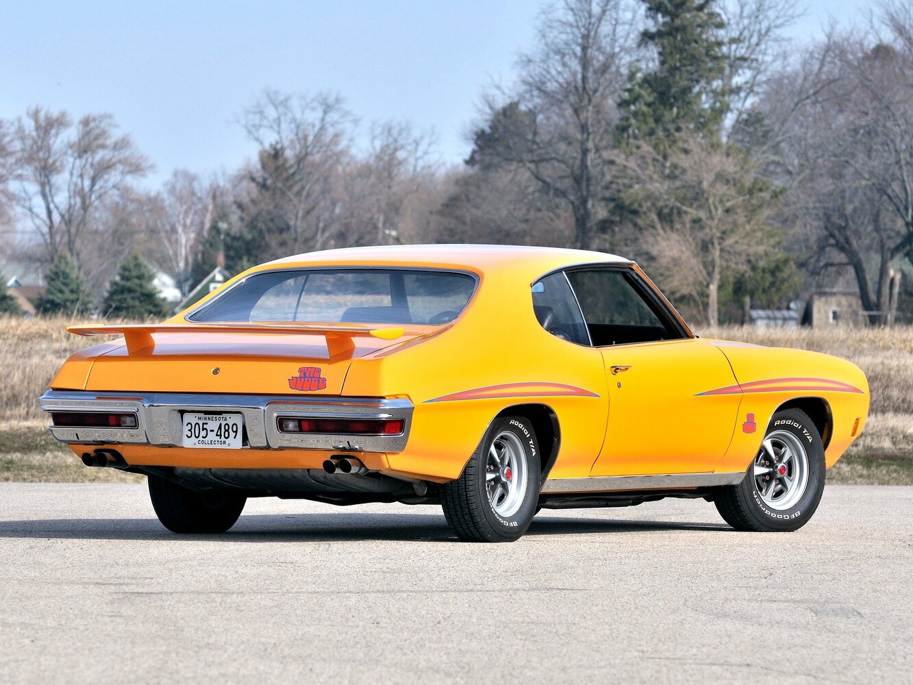 Pontiac GTO, II, 1968–1973, Купе-хардтоп: Вид сзади в три четверти