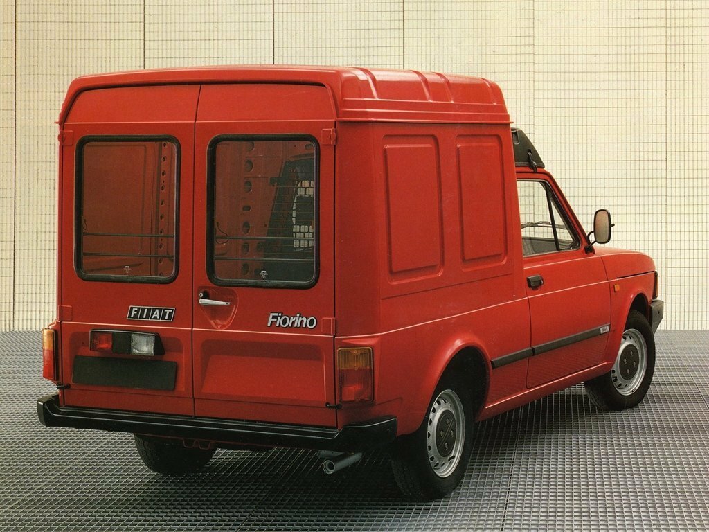 Fiat Fiorino, I, 1977–1987, Фургон: Вид сзади в три четверти