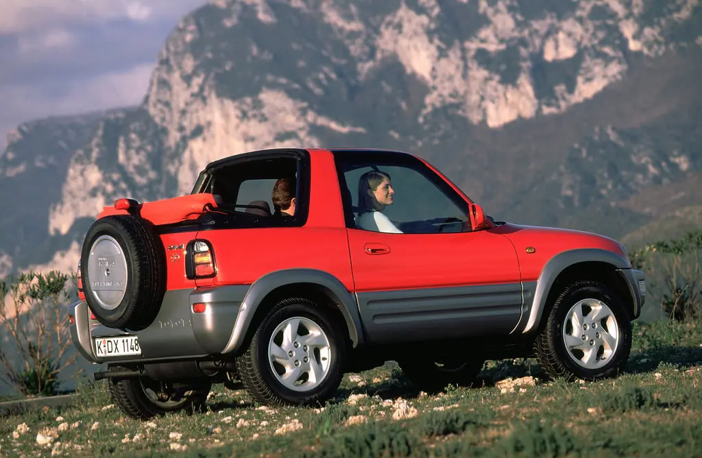 Toyota Rav4, 1 поколение, XA10, рестайлинг, Открытый кузов, Европа, 09.1997 - 06.1999: фото поколения 5