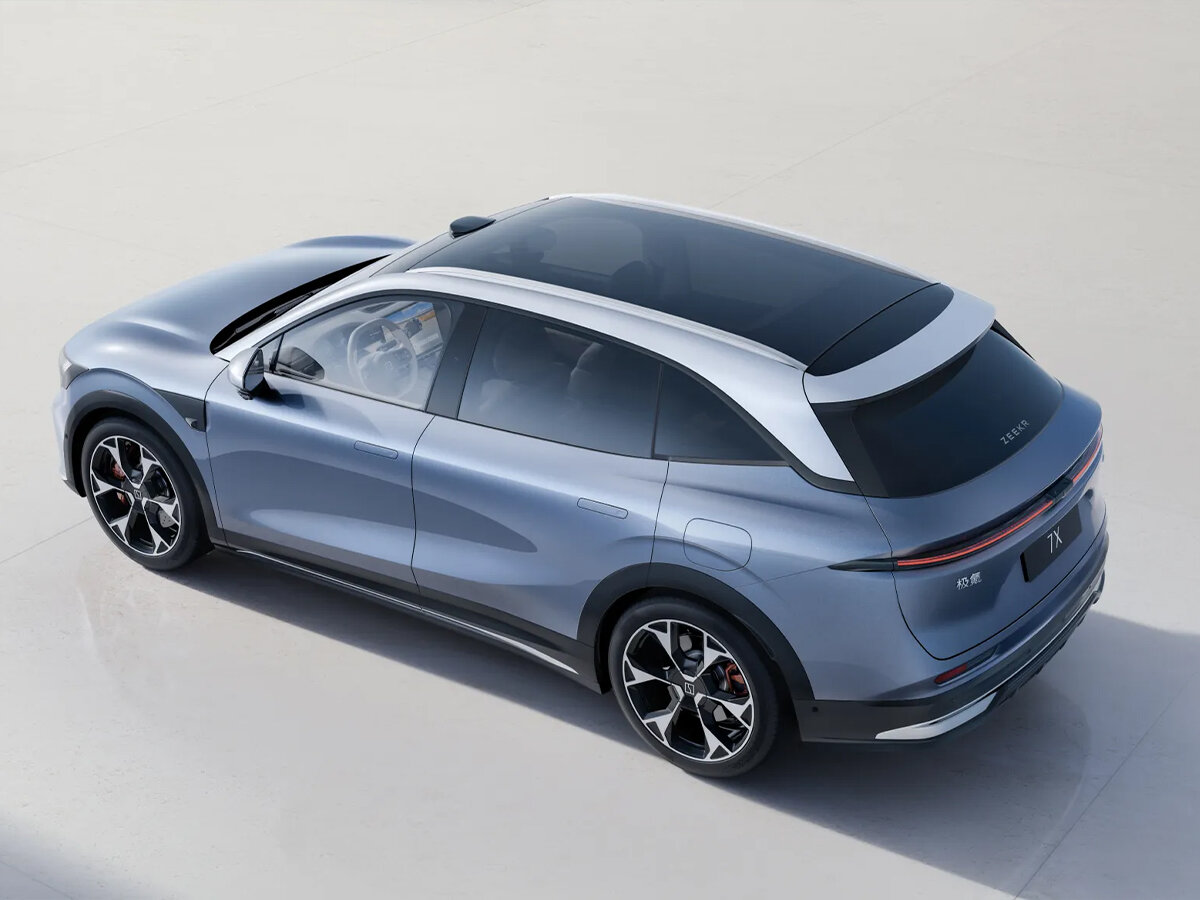 Zeekr 7X, I facelift, 2025–2026, SUV 5 door: Rear three-quarter view
