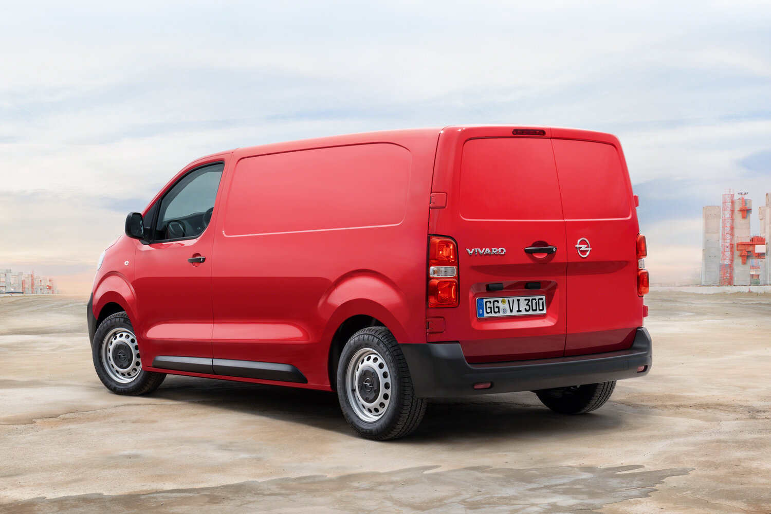 Opel Vivaro, C, 2019–2024, Van: Rear three-quarter view