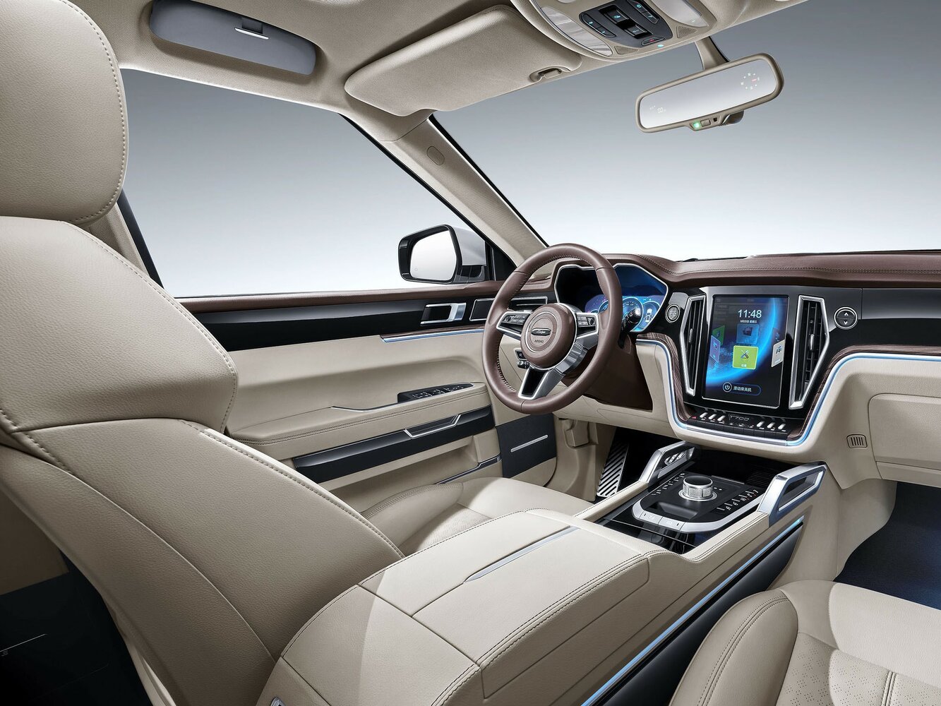 Zotye T700, , 2017–2021, Внедорожник 5 дв.: Передняя часть салона