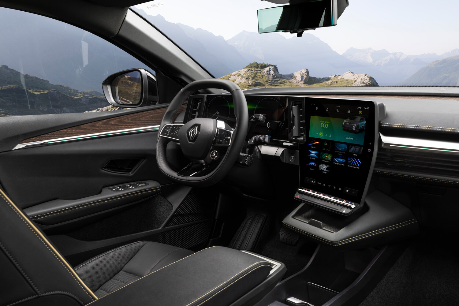 Renault Megane E-Tech, I, 2021–2026, Внедорожник 5 дв.: Передняя часть салона