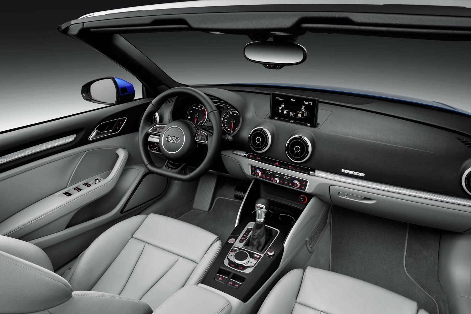 Audi A3, III (8V), 2012–2016, Кабриолет: Передняя часть салона