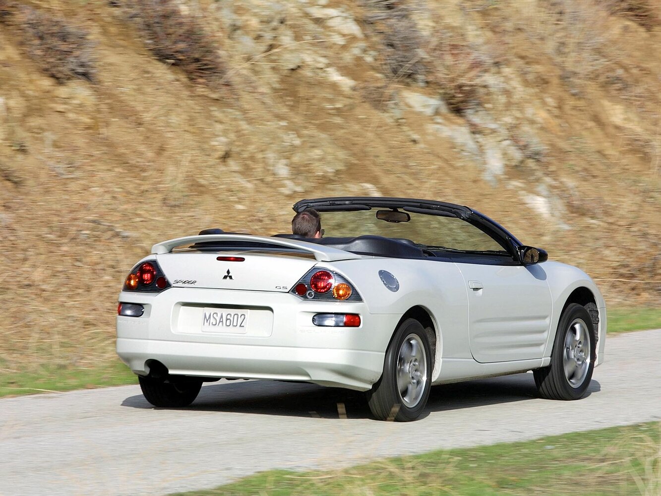 Mitsubishi Eclipse, III, 1999–2005, Кабриолет: Вид сзади в три четверти