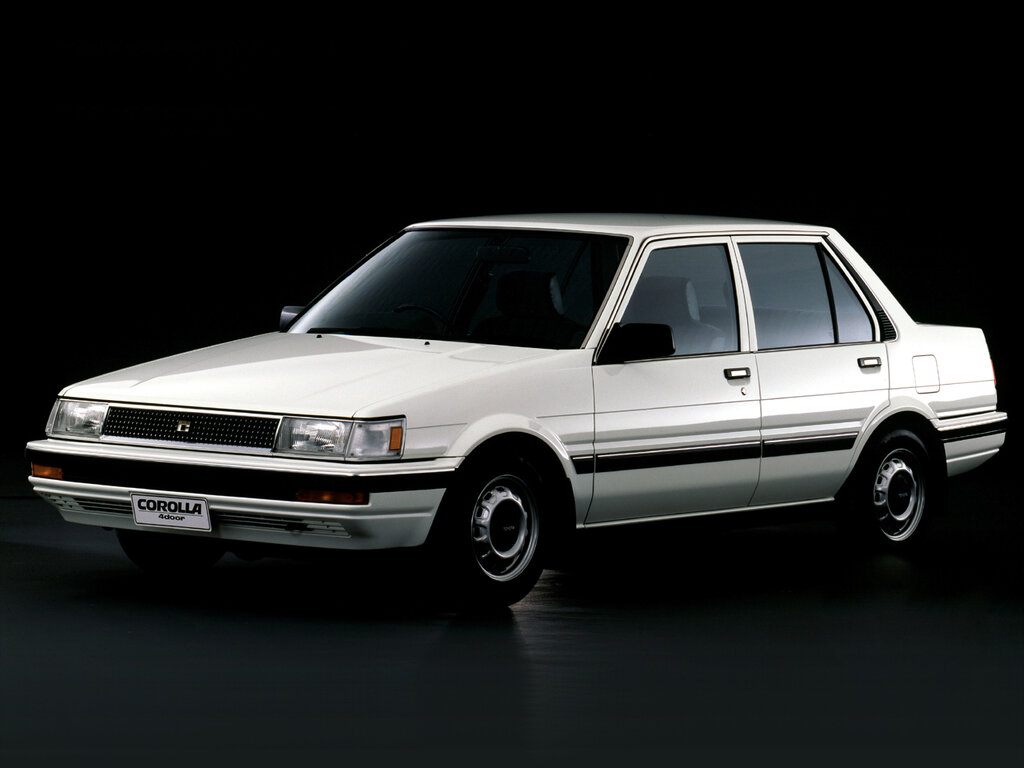 Toyota Corolla, 5 поколение, E80, рестайлинг, Седан, Япония, 05.1985 - 04.1987: фото поколения 1