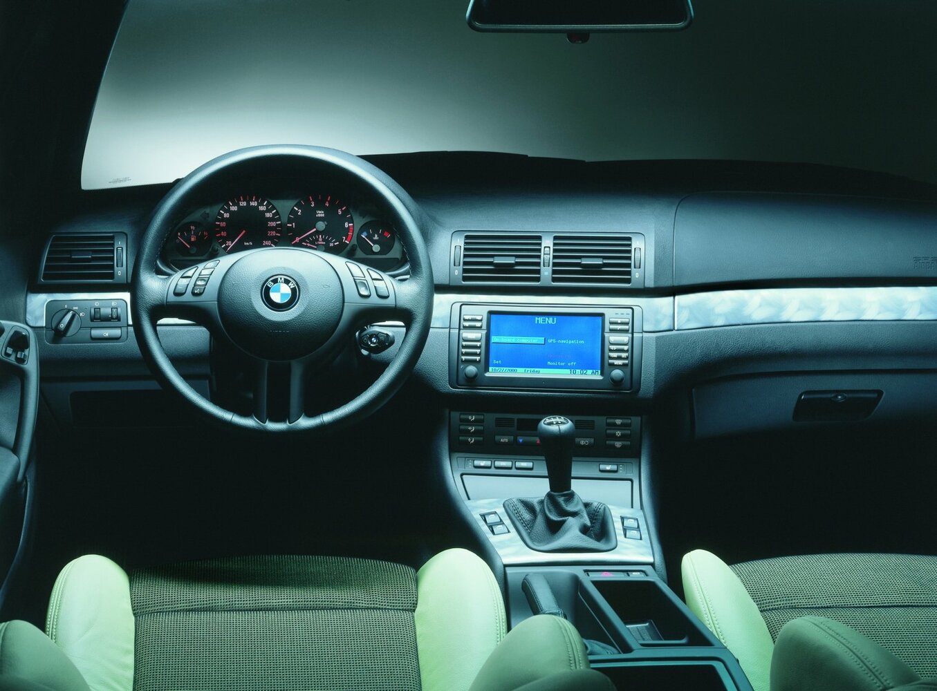 BMW 3 серии, IV (E46) Рестайлинг, 2001–2007, Хэтчбек 3 дв. Compact: Передняя панель