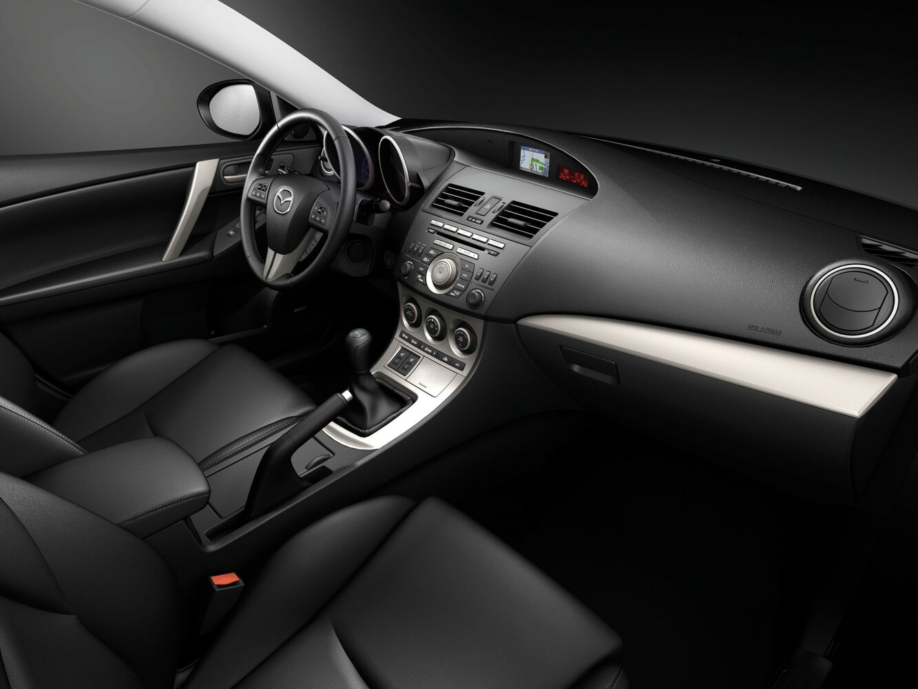 Mazda 3, II (BL), 2008–2011, Sedan: Front cabin