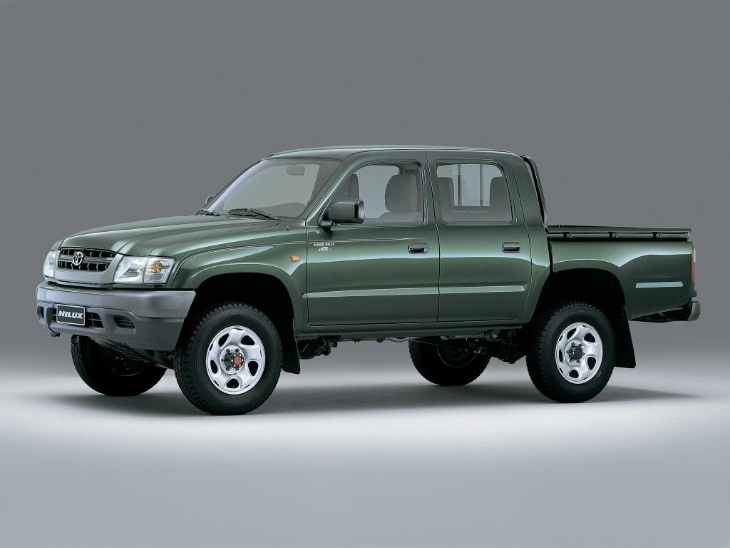 Toyota Hilux, VI facelift, 2001–2005, Pickup Двойная кабина Double Cab: Side view