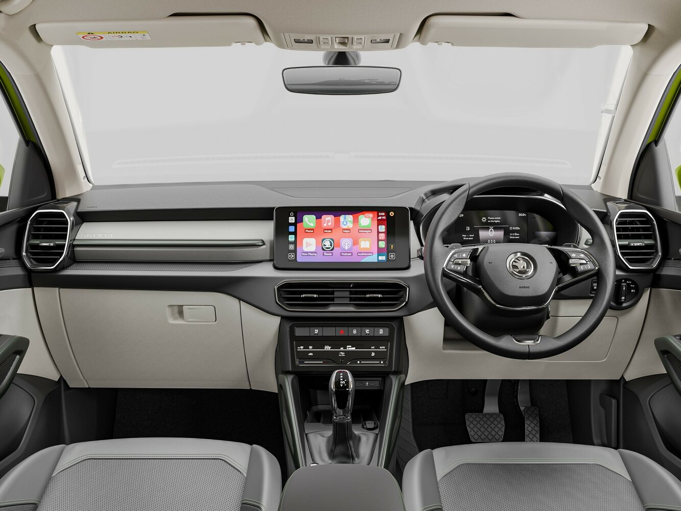 Skoda Kylaq, , 2024–2026, Внедорожник 5 дв.: Передняя панель