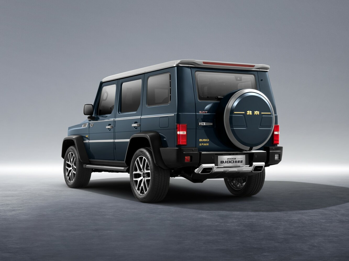 BAIC BJ80, , 2016–2026, SUV 5 door: Rear three-quarter view