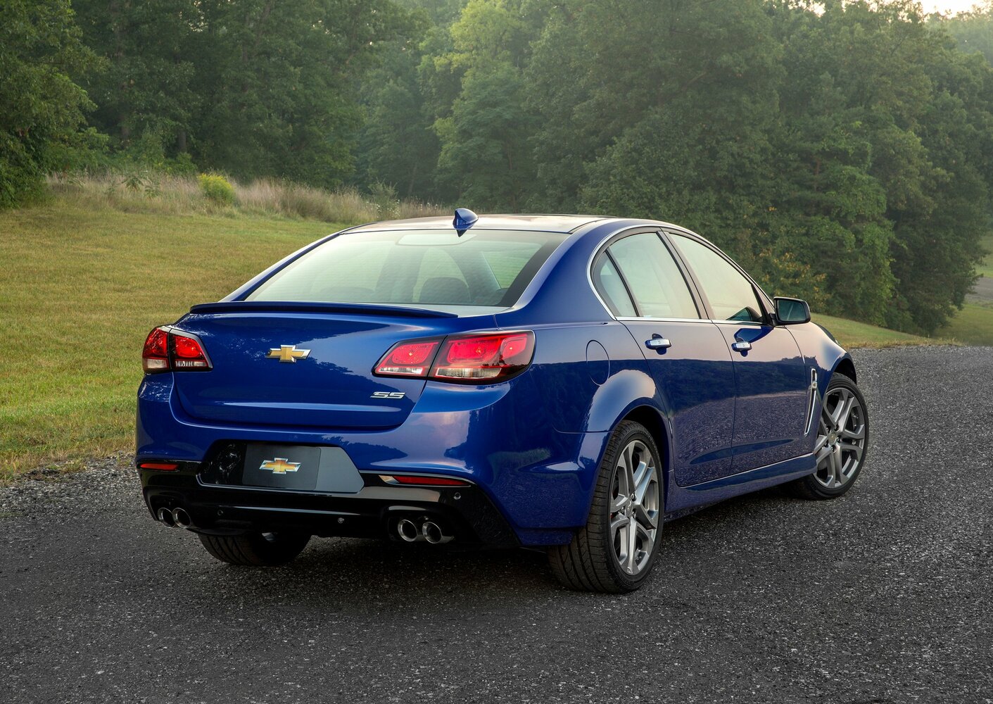 Chevrolet SS, I facelift, 2015–2017, Sedan: Rear three-quarter view