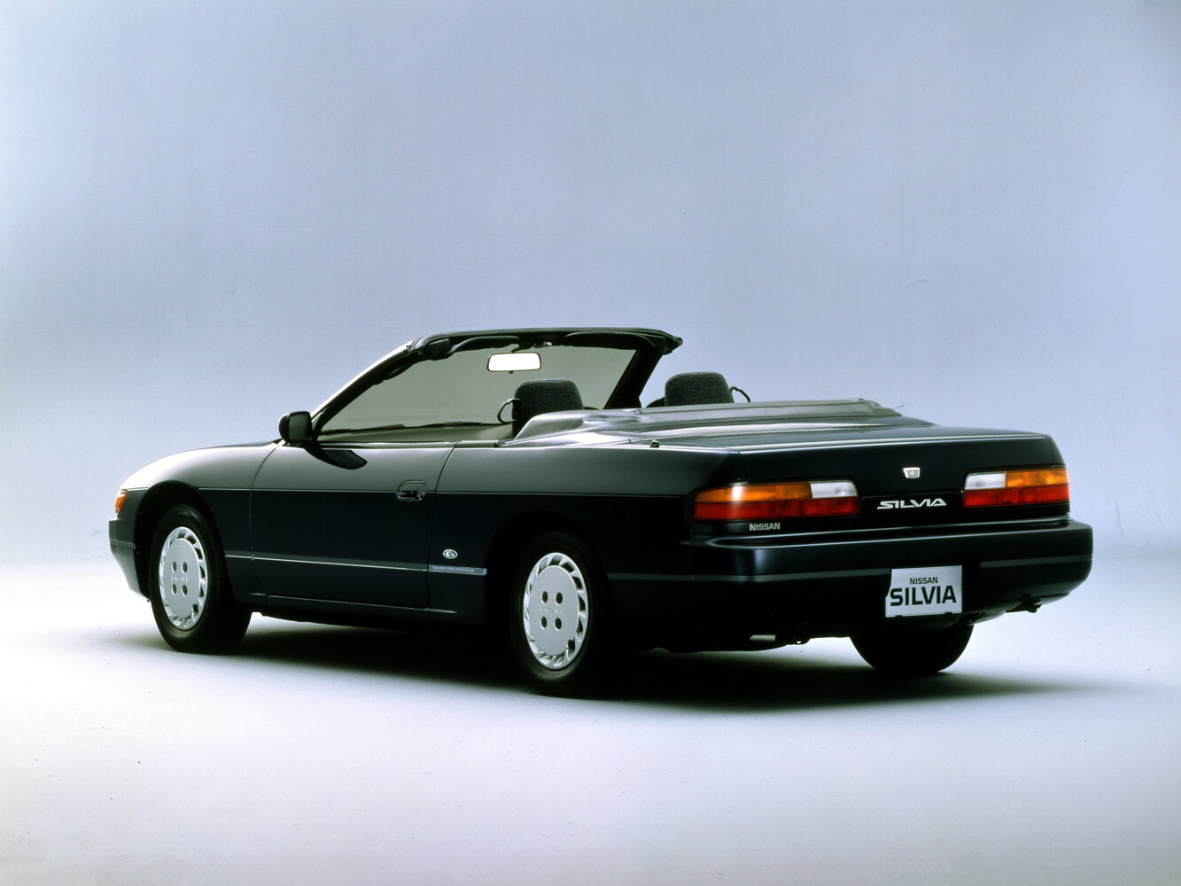 Nissan Silvia, V (S13), 1988–1993, Convertible: Rear three-quarter view