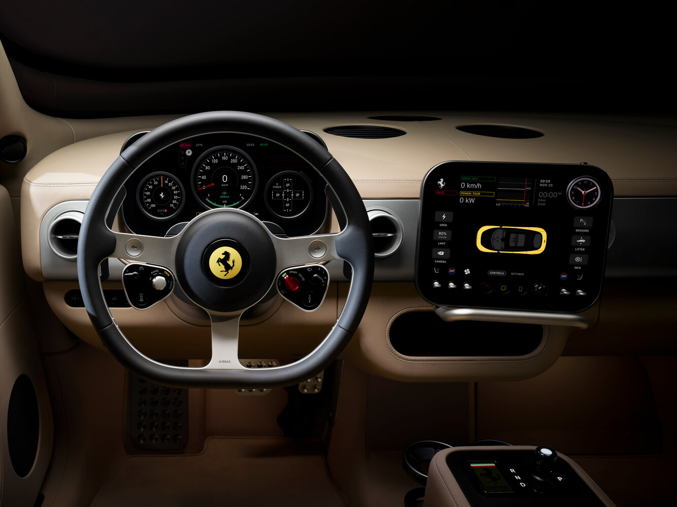Ferrari Luce, , 2026–2026, Лифтбек: Передняя часть салона