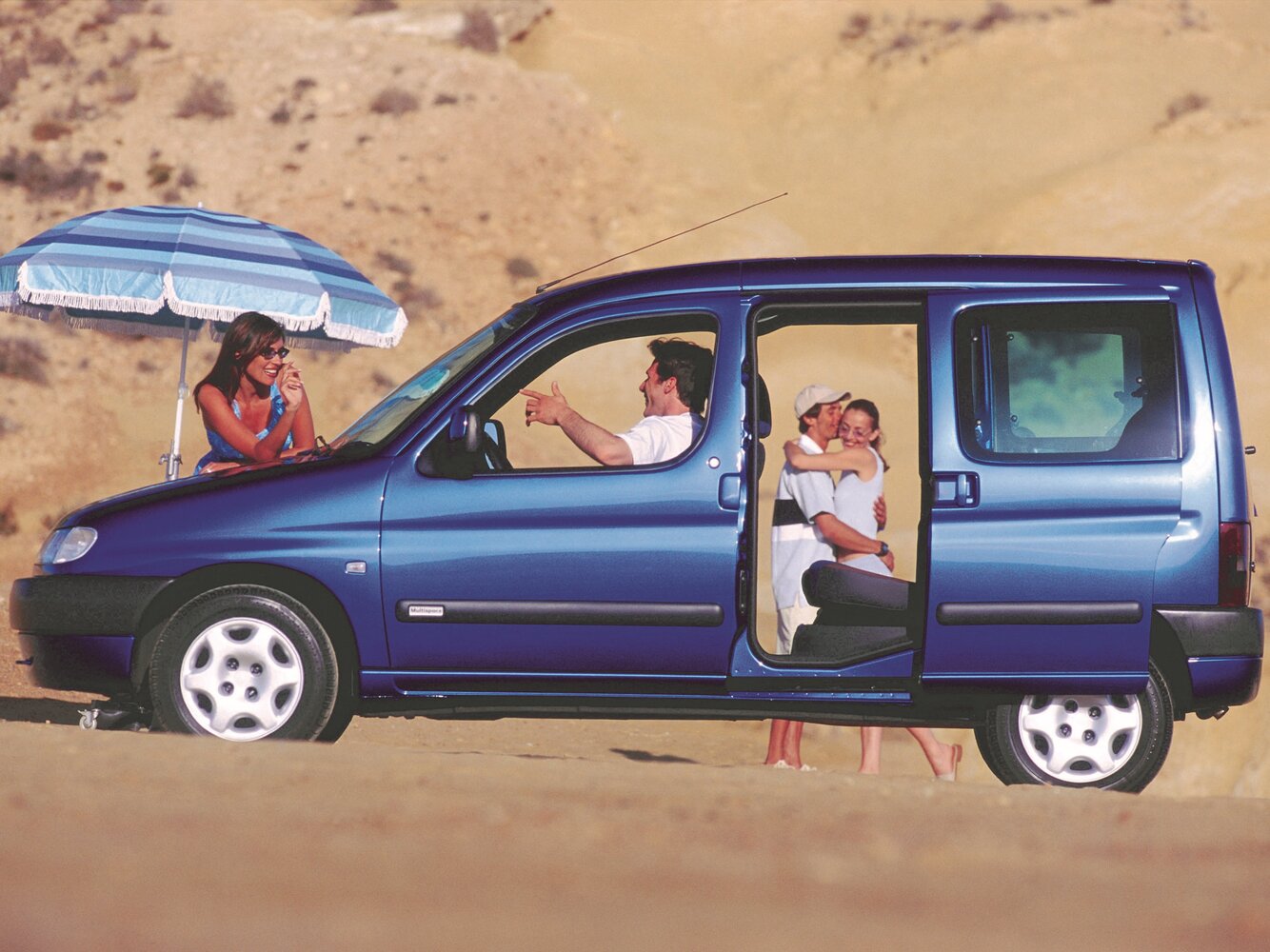 Citroen Berlingo, I, 1996–2002, Compact MPV: Side view