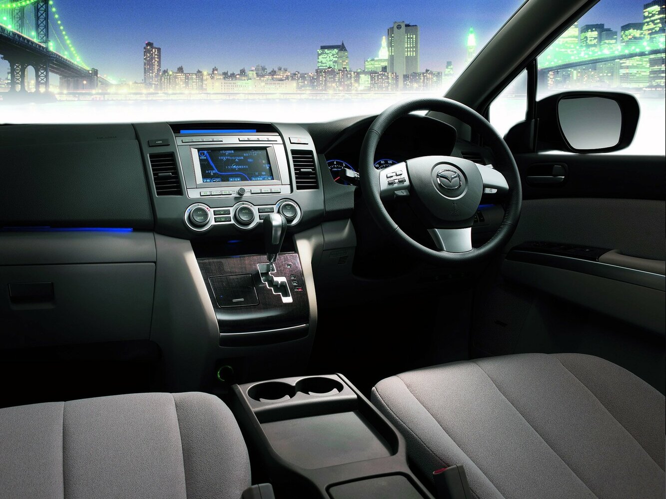 Mazda MPV, III (LY), 2006–2016, Компактвэн: Передняя панель