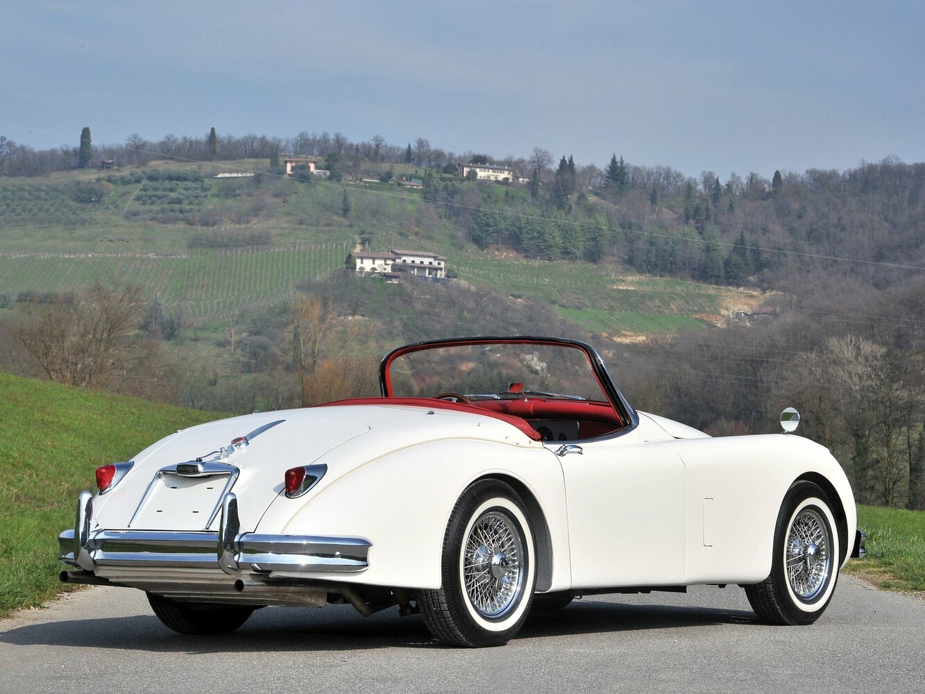 Jaguar XK, XK150, 1957–1961, Родстер: Вид сзади в три четверти