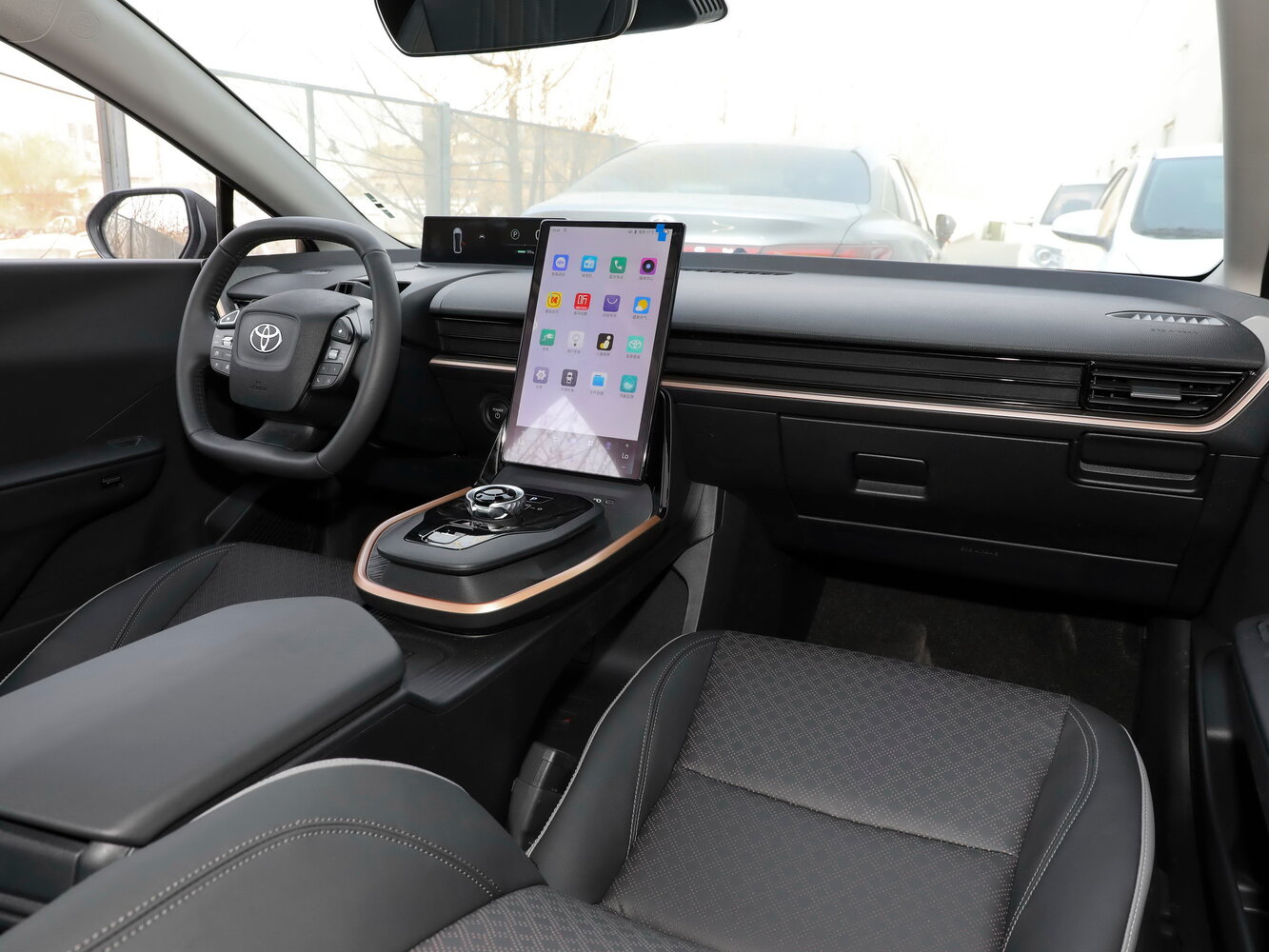 Toyota bZ3, , 2023–2026, Sedan: Front cabin