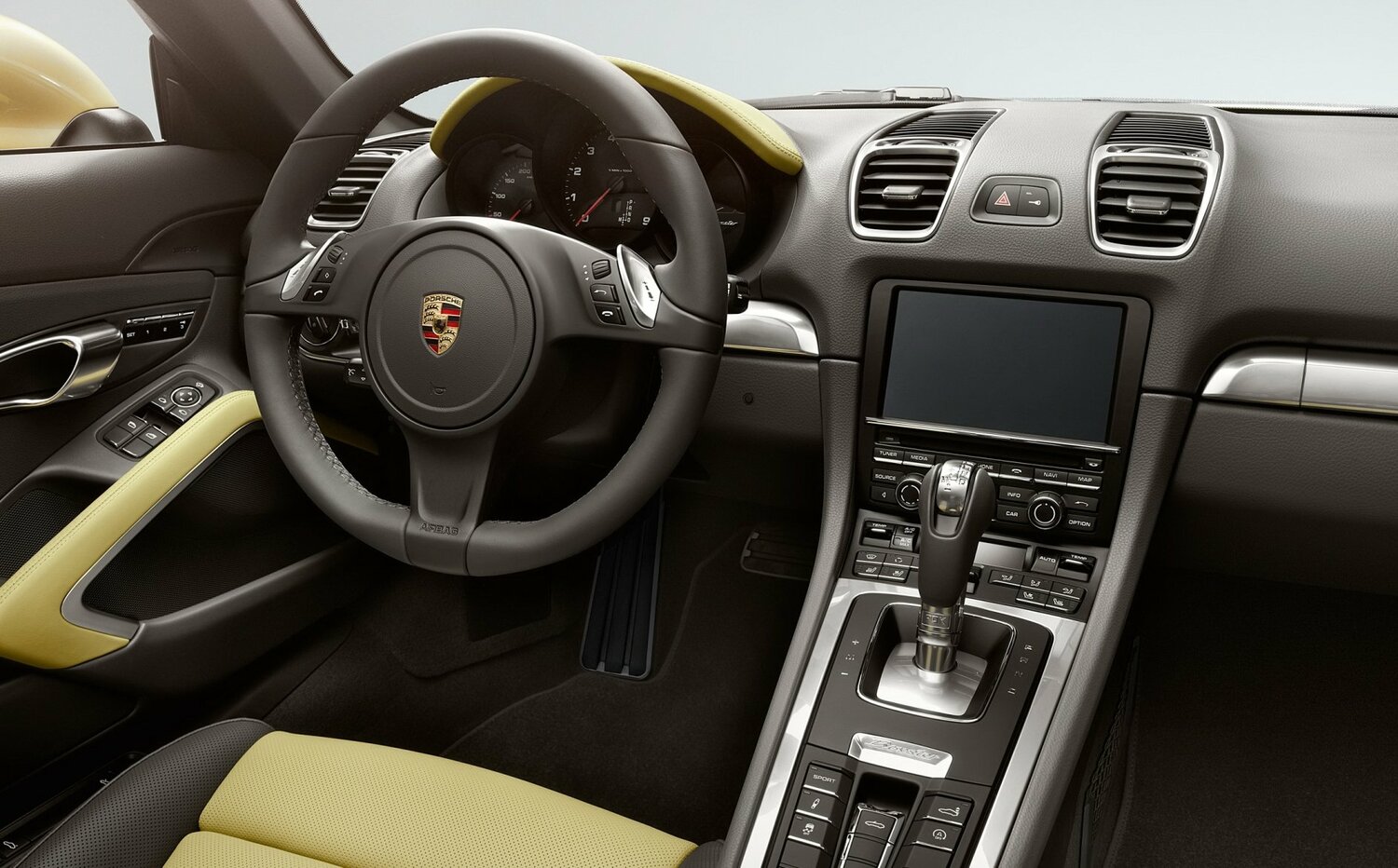 Porsche Boxster, III (981), 2012–2016, Родстер: Передняя часть салона