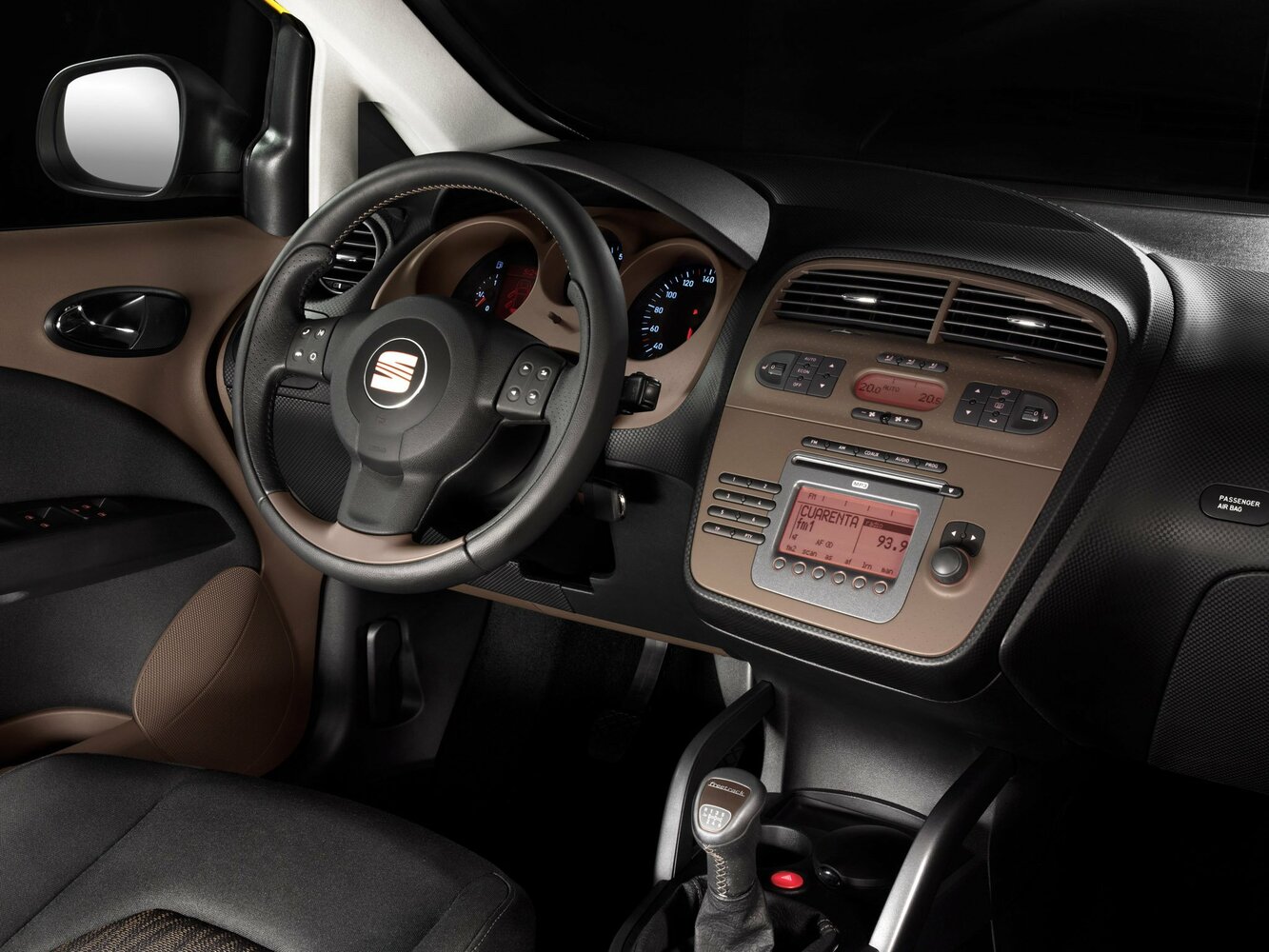 SEAT Altea, I, 2004–2009, Компактвэн Freetrack: Передняя часть салона