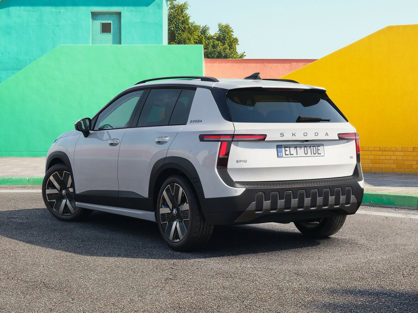 Skoda Epiq, , 2026–2026, Внедорожник 5 дв.: Вид сзади в три четверти