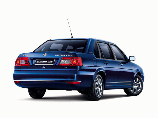 Volkswagen Santana, II Рестайлинг 2, 2008–2013, Седан: Вид сзади в три четверти