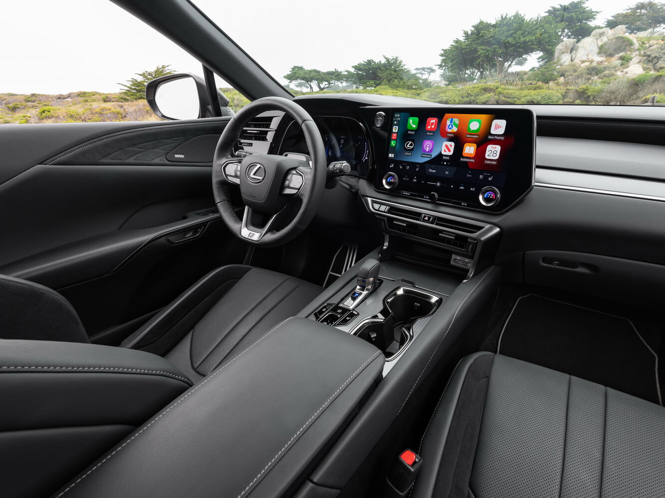 Lexus RX, V, 2022–2026, SUV 5 door: Front cabin